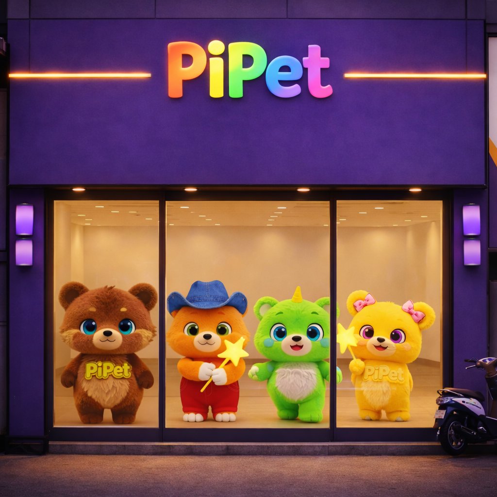 PiPet NFT Bears 🧸✨
These four bears are more than just cute characters.
👉 Official NFT bears issued by PiPet
👉 Own them and receive rewards or dividends
PiPet is not just about collecting.
It’s about participation and growing together as an NFT IP.
Cute is just the beginning.