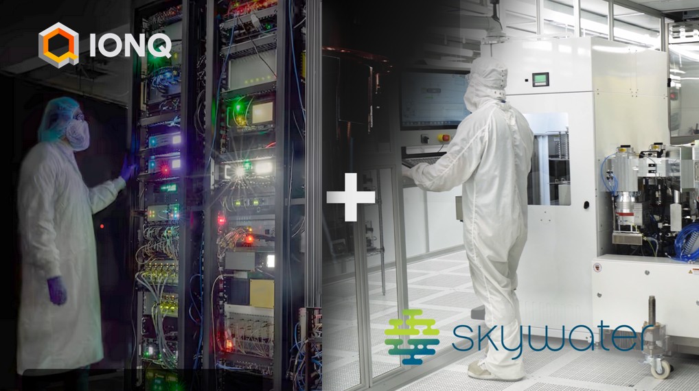IonQ_Inc's tweet image. IonQ plans to acquire @SkyWaterFoundry, creating the only vertically integrated full-stack quantum platform company. This will accelerate commercialization of our fault tolerant quantum computers and benefit the broader quantum industry, enhancing national security, economic…