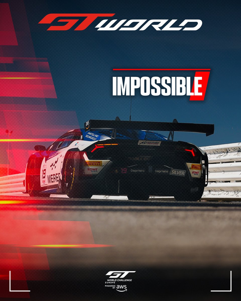 GT World Challenge Europe Powered by AWS tweet media