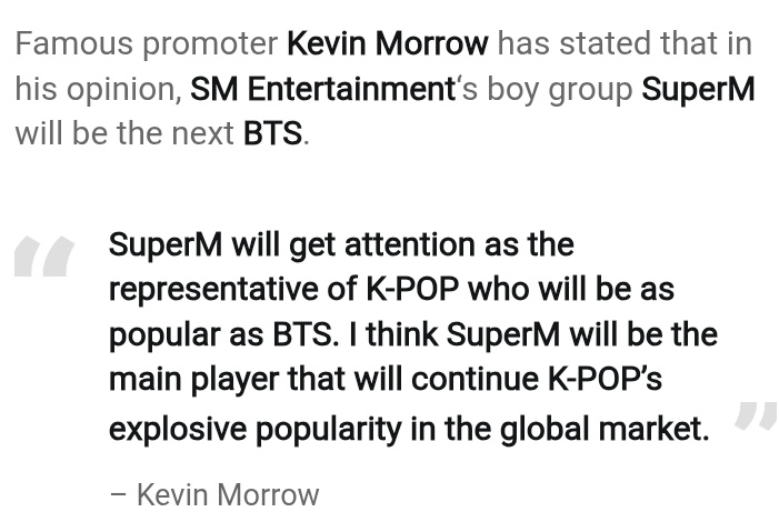jeonisdarling's tweet image. When this is how SM tried to leech off bts to promote superM as their rival only to be flopped so badly.