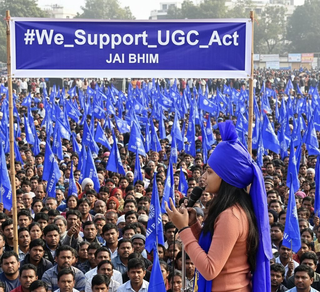 जिस तरह गांव में शराब के ठेके बंद होने पर सबसे पहले शराबी उसका विरोध करता है। उसी तरह UGC कानून का विरोध वही कर रहा है, जो शैक्षिक संस्थानों में SC|ST|OBC को जाति के नाम पर अपमानित करता है, ये कानून किसी भी हाल में अगर वापिस हुआ तो, पूरा बहुजन सड़कों पर होगा। #We_Support_UGC_Act