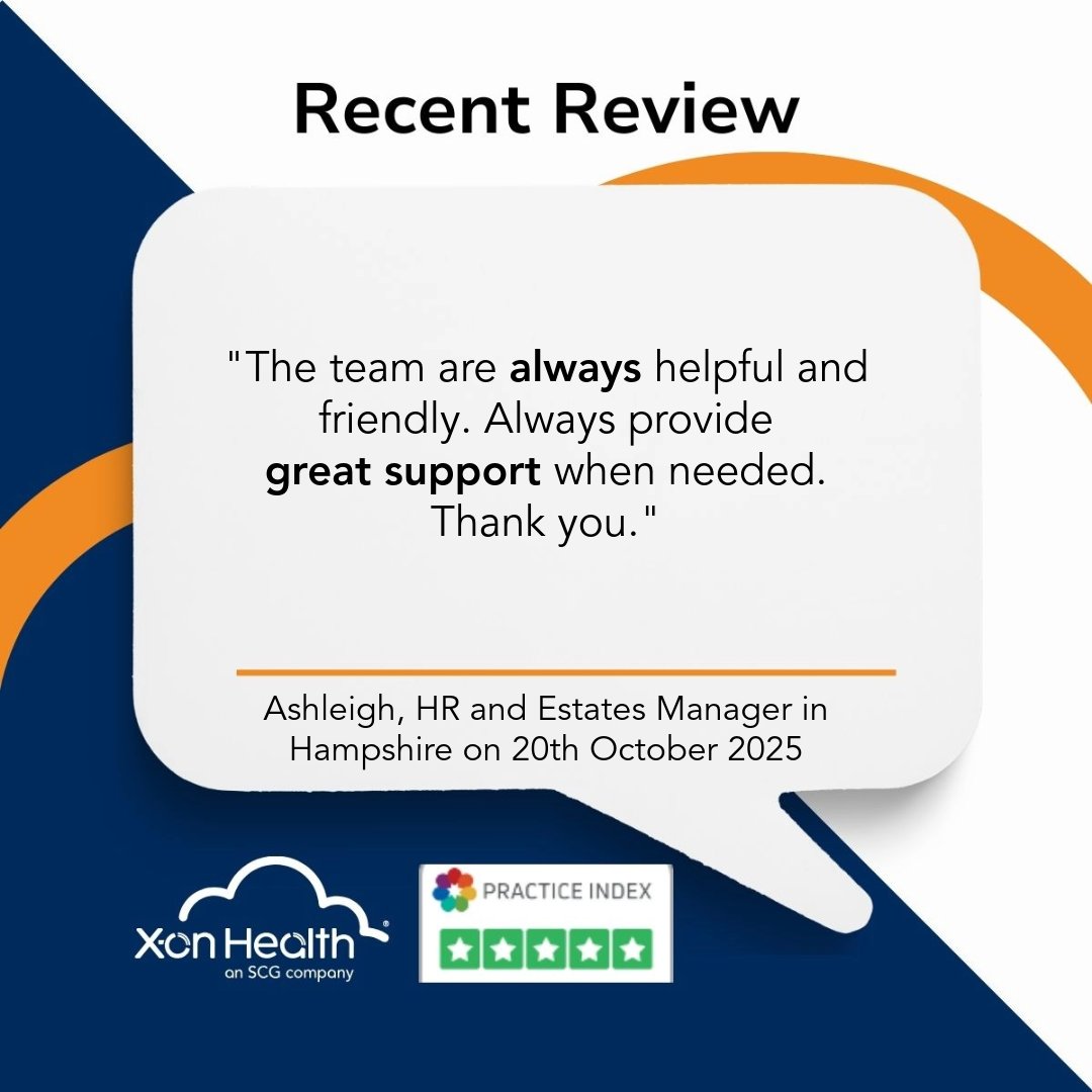 XonUK's tweet image. Thank you to everyone who has taken the time to leave a review for X-on Health on Practice Index or Google.

Leave a review here: eu1.hubs.ly/H0rdXRg0

#PrimaryCare #GPAccess #PracticeOperations #DigitalHealth #PracticeIndex #XonHealth