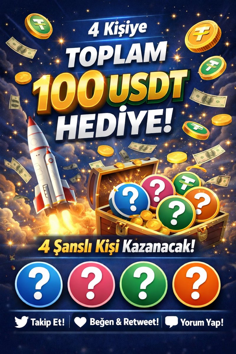 KriptoFati's tweet image. Geleneksel hediye etkinliğimiz başlasın. 

4 kişiye toplam 100 #USDT 🎁

🔶 Takip @KriptoFati 
🔶 Takip instagram.com/edailefatih

Hepsi bu. Hediyeler yine instagram takipçileri arasından seçilecektir. 

İyi şanslar 🍀