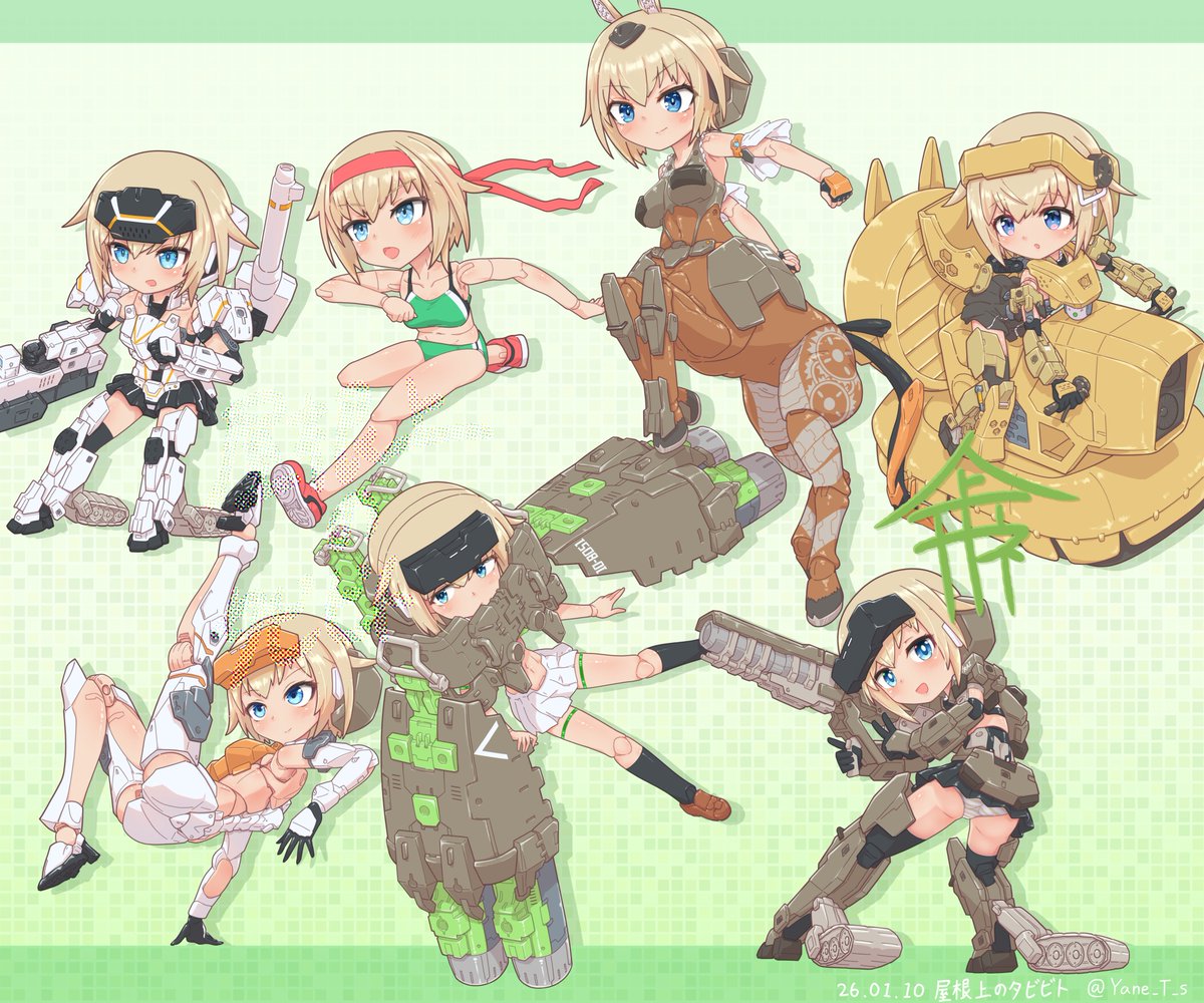 Yane_T_s's tweet image. グランデフェスがスパートなので
GO！GO！イラコン轟雷っす！
可愛くデフォルメできて満足！
#コトブキヤイラコン