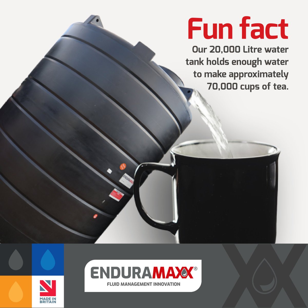 Enduramaxx's tweet image. Whether you are harvesting rainwater for a farm or managing industrial process water, this tank provides massive capacity in a single, UV-stabilised footprint.

Find out more: eu1.hubs.ly/H0rdWGm0
#Enduramaxx #WaterTanks #AgricultureUK #RainwaterHarvesting #StorageSolutions