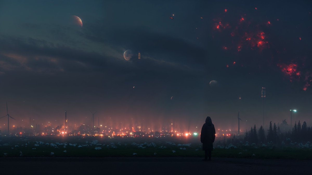 Moody sci‑fi stills