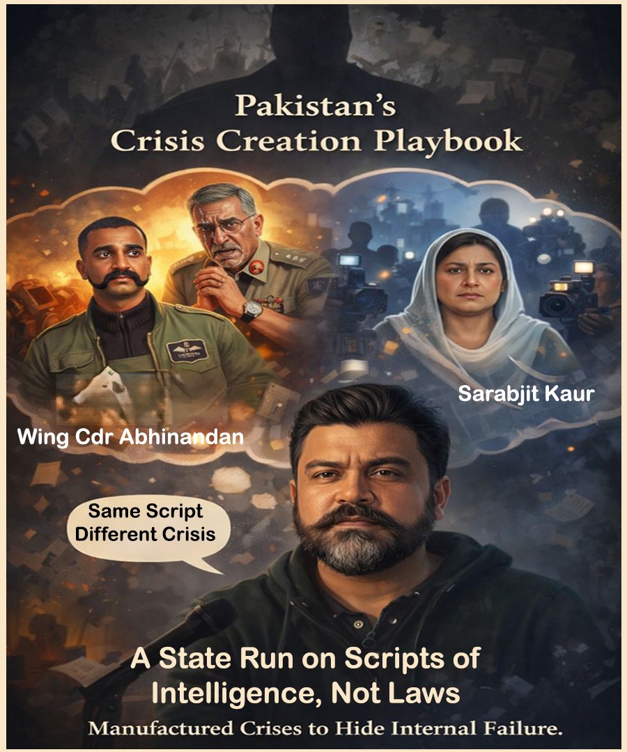 manzoorahmed014's tweet photo. #Pakistan’s crisis-creation playbook is predictable.
Manufacture fake crises and false narratives to divert attention from internal failures and chaos at home.
Deception as policy, #Propaganda as cover.
#PakPropaganda #FakeNarratives #TruthExposed https://t.co/1JXoavwjd2