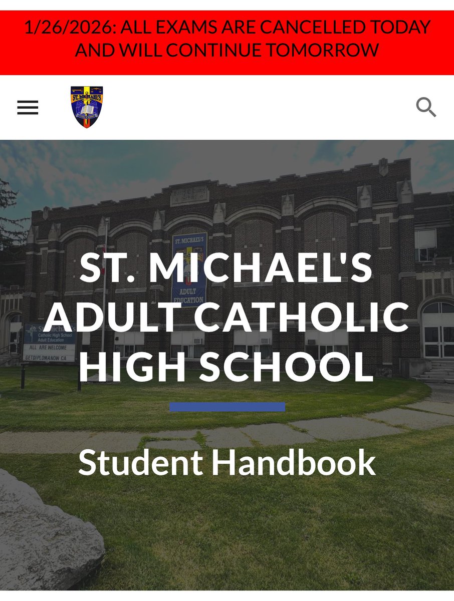 St. Michael's Adult Education tweet media