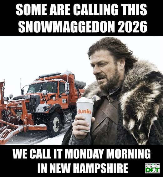Mopar's tweet photo. When your state declares a "state of emergency" and enact travel bans, my state of New Hampshire posts memes. 
We  are not the same. 
#603Life #LFOD https://t.co/qJ15JAz4ya