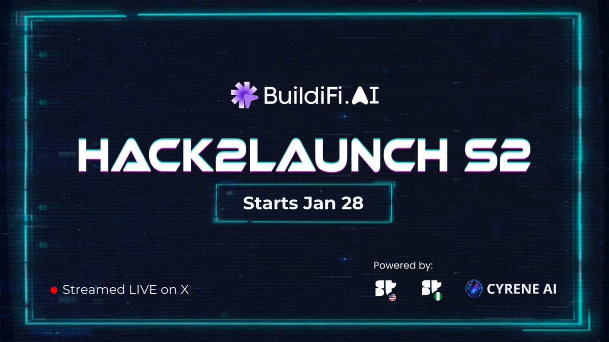 Hack2Launch S2 starts Jan 28.

Selected teams enter a high-intensity, hands-on 3-week sprint to take Pre-MVP → mainnet-ready public launch.

- This season is execution-first.
- Build in public.
- Relentless iteration.
- For no silent builders.

Powered by ecosystems backing real