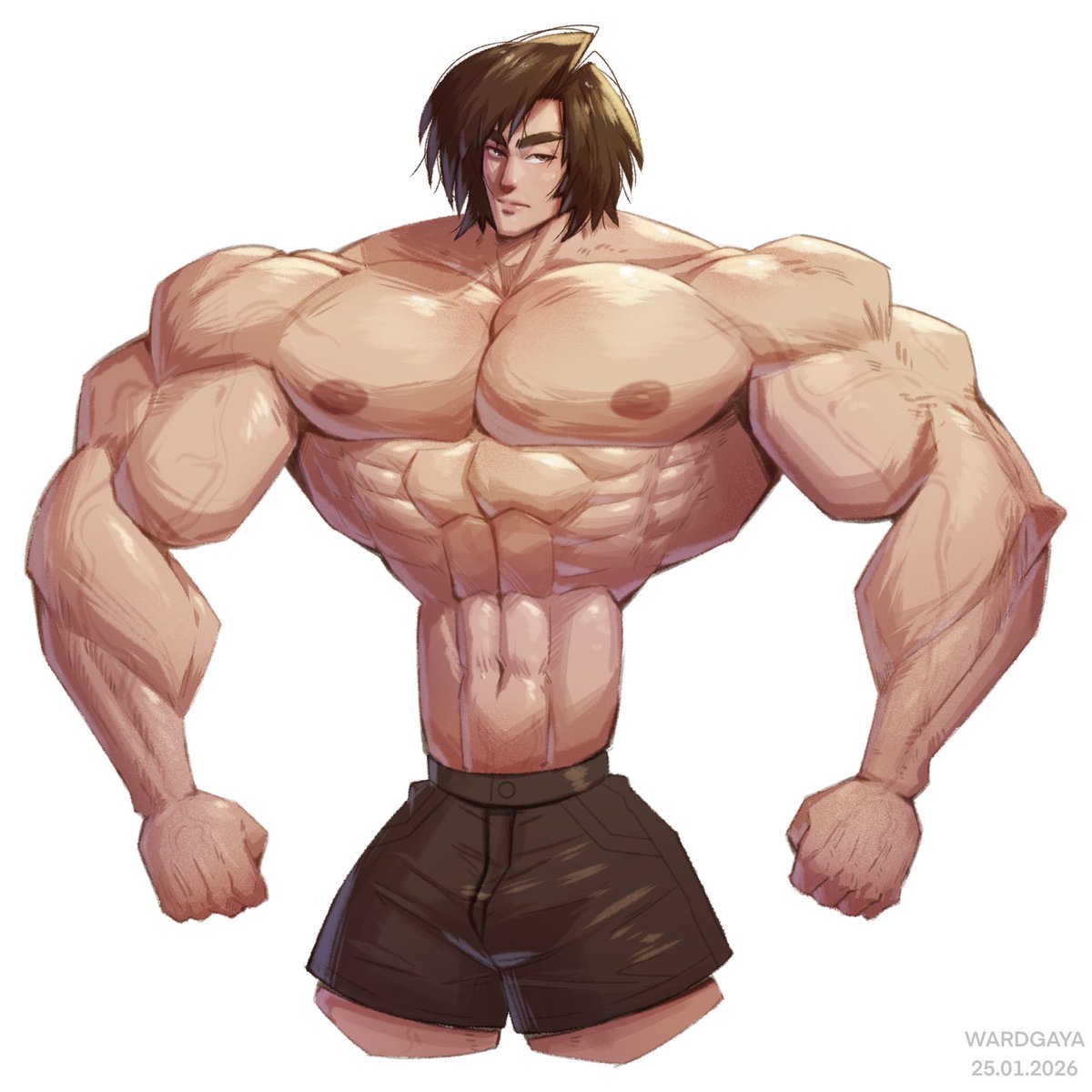 Ward_gaya's tweet image. Commission 

#bara #muscle #Commission