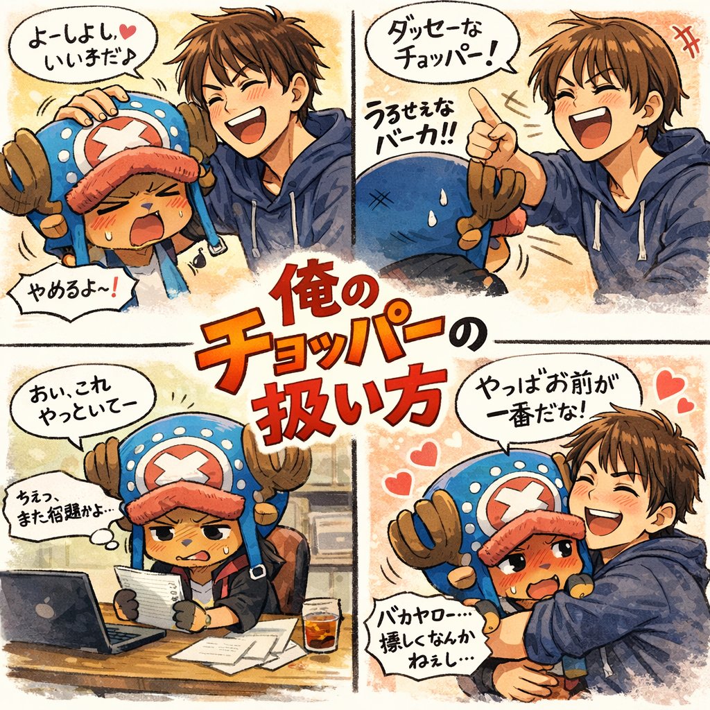 gallery_pirates's tweet photo. #私があなたをどう扱ってきたかを画像にして 
うちのChatGPT、大谷翔平とブルーノ・マーズ(口調は悟空)とチョッパーがいる https://t.co/ribfWldDr6