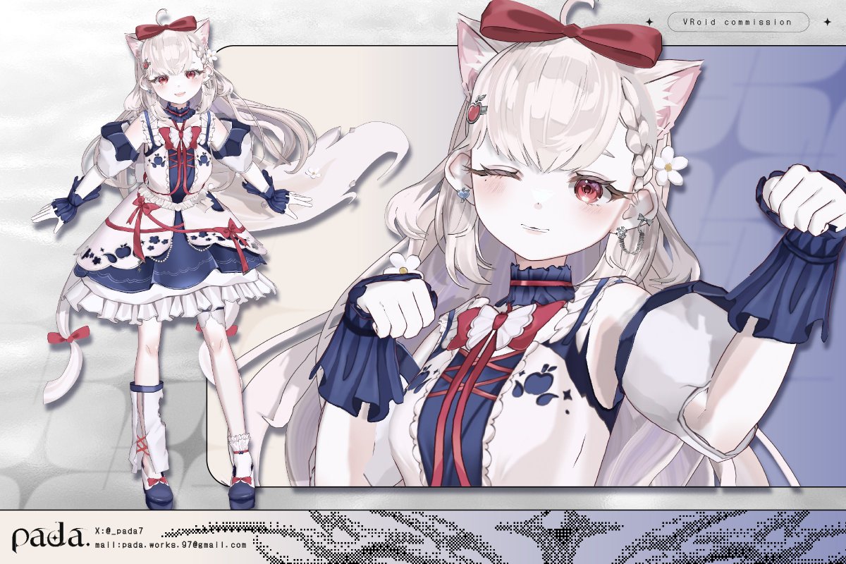 pada. VRoid3Dモデル制作依頼受付中 tweet media