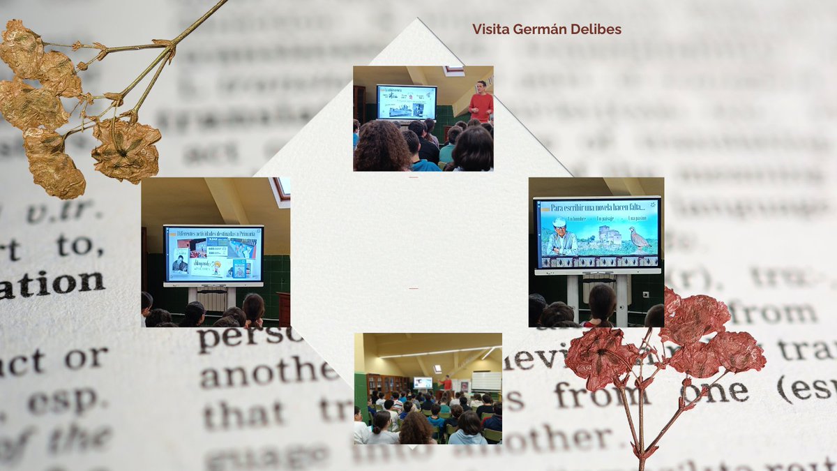 ceipvgyebra's tweet photo. En el día de hoy los alumnos de 6º han conocido al "otro Delibes", gracias a la charla ofrecida por Germán Delibes, nieto del autor. https://t.co/OVqF9oPrP7
