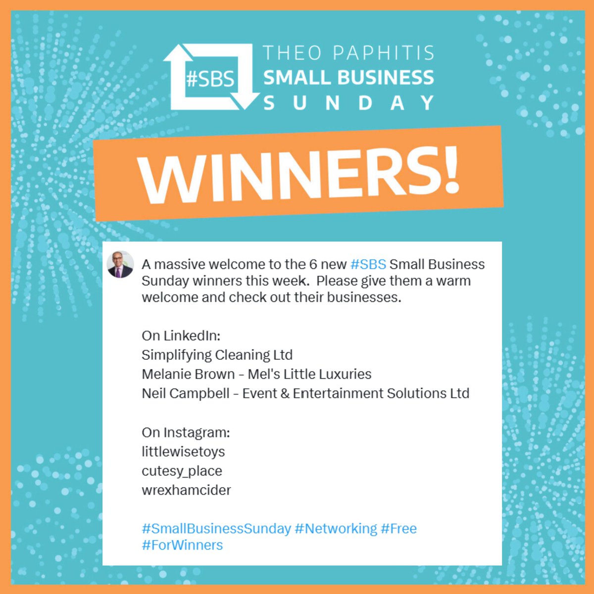 Theo Paphitis tweet media