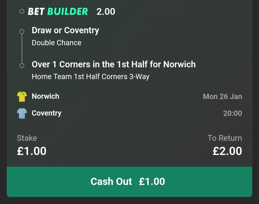 MuttockMegaTips's tweet image. Evens bet 1