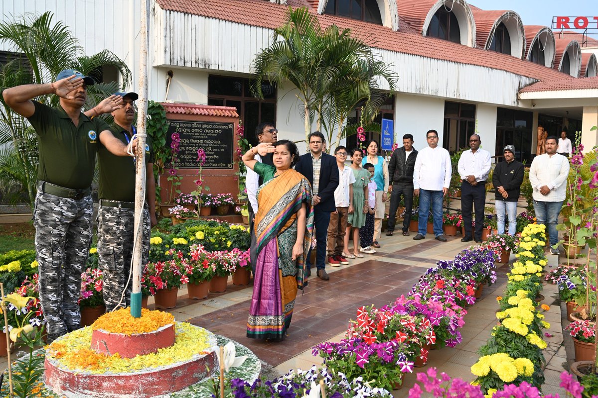 OfficersRevenue's tweet photo. Republic Day celebrated with pride and purpose @OfficersRevenue. Remembering the values of our Constitution and reaffirming our commitment to ethical governance, public service, and nation-building. #RepublicDay  #ConstitutionOfIndia https://t.co/DmN0EQupRC