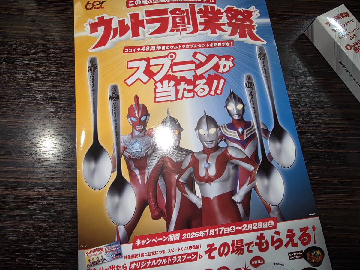 すごい！めっちゃ大判のスプーンやん！！ これはありがたく使わせて