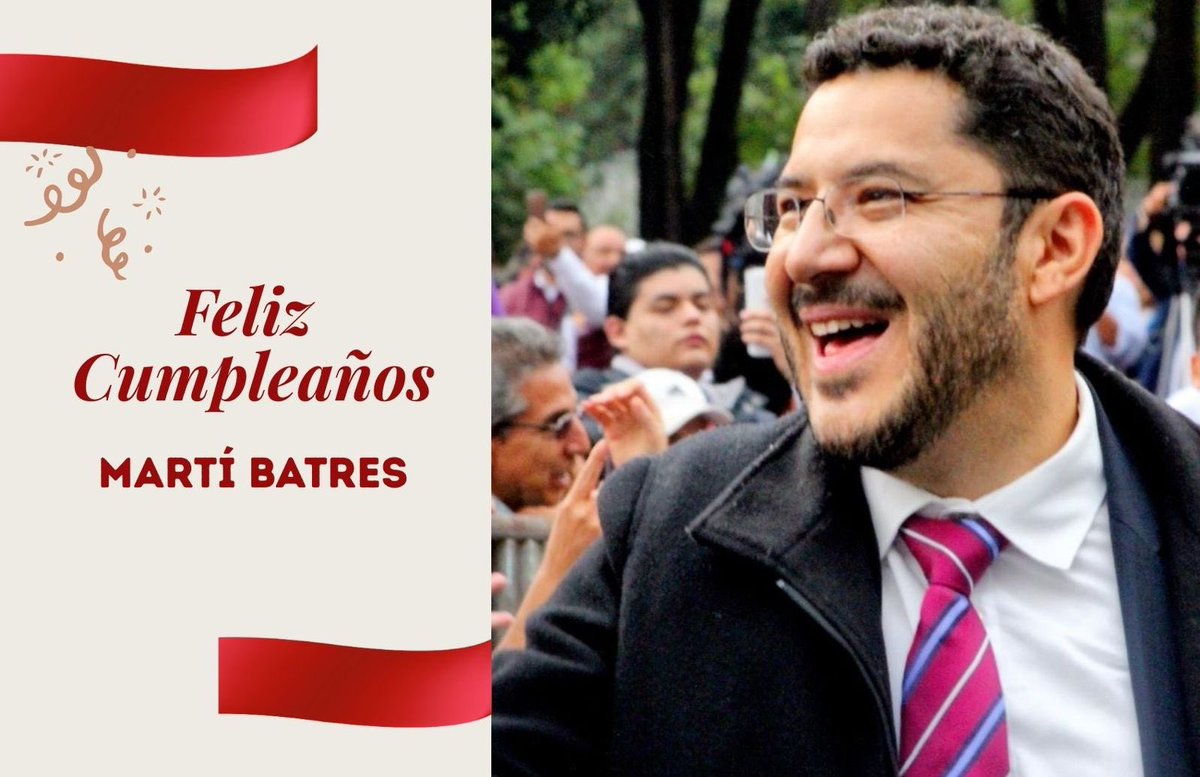 ¡Hoy celebramos la vida de un gran referente! 🎂✨
Feliz cumpleaños al Dr. Martí Batres <a href="/martibatres/">Martí Batres</a>.
Reconocemos no solo a un servidor público excepcional y dedicado, sino a un hombre de profundas convicciones y gran calidad humana.
Gracias por guiar con el ejemplo y por