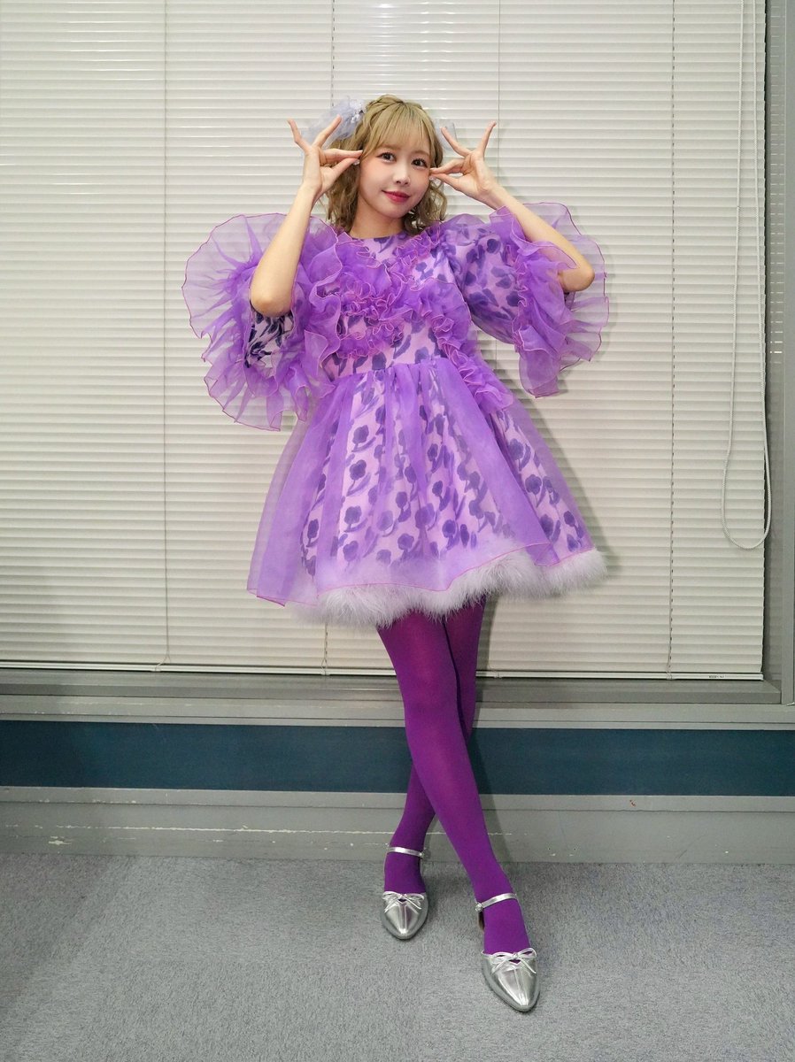 👗FRUITS ZIPPER 新衣装👗 ✨👓メガネ衣装👓✨ 💜仲川瑠夏