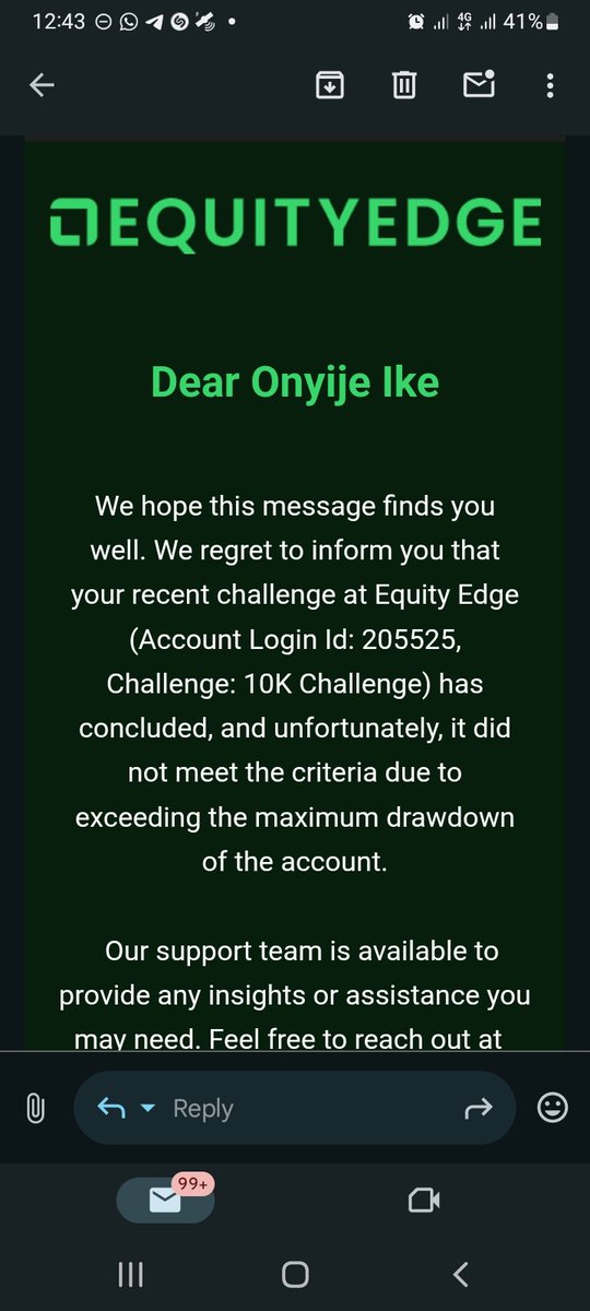 SuccessfuConike's tweet photo. @EquityEdgeUK I don't still understand how I breached the drawdown rule immediately my trade hit tp @ForexTvOfficial @EquityEdgeUK @equi https://t.co/HNOVbP51yU