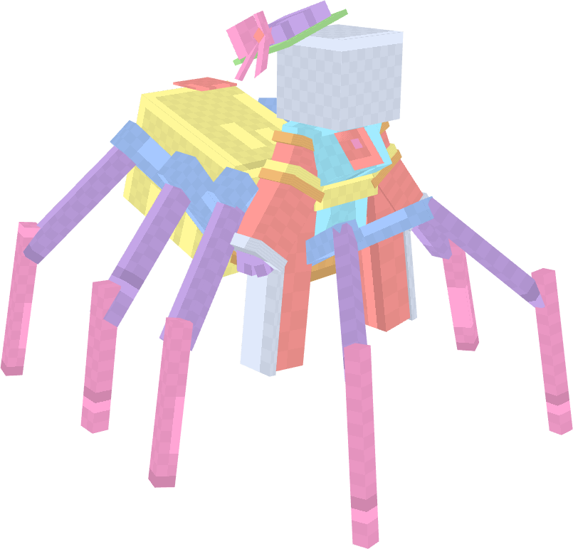 [Minecraft Undertale dnd spider OC]

The slow process kills me but I am happy with it ahhhhahaha ;w;
.
.
#Blockbench #Pixelart #lowpoly #Minecraft #3d #3dmodeling #minecraft建築コミュ #undertale