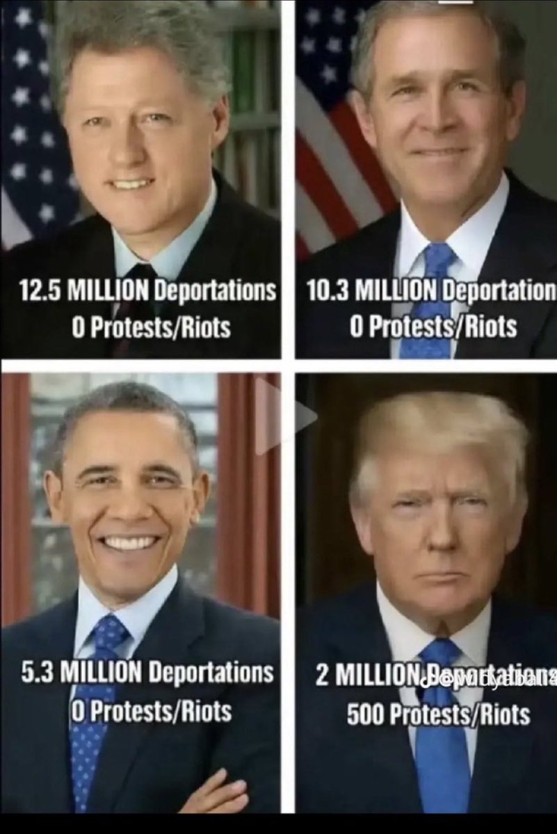 Callaban cuando los otros presidentes deportaban a millones de ilegales ahora han abierto la caja de Pandora ⚠️👇🇺🇸🇺🇸🇺🇸