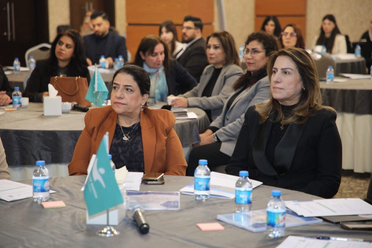 HighHcwa's tweet photo. Today, Monday, December 26,
In the presence of @DrKhanzad, Secretary General of the #HCWD and representatives of relevant ministries, organizations and parties in the #KRG, by Women for Women International.
A meeting was held in #Erbil to strengthen the role and position of https://t.co/CgRWYj79sK