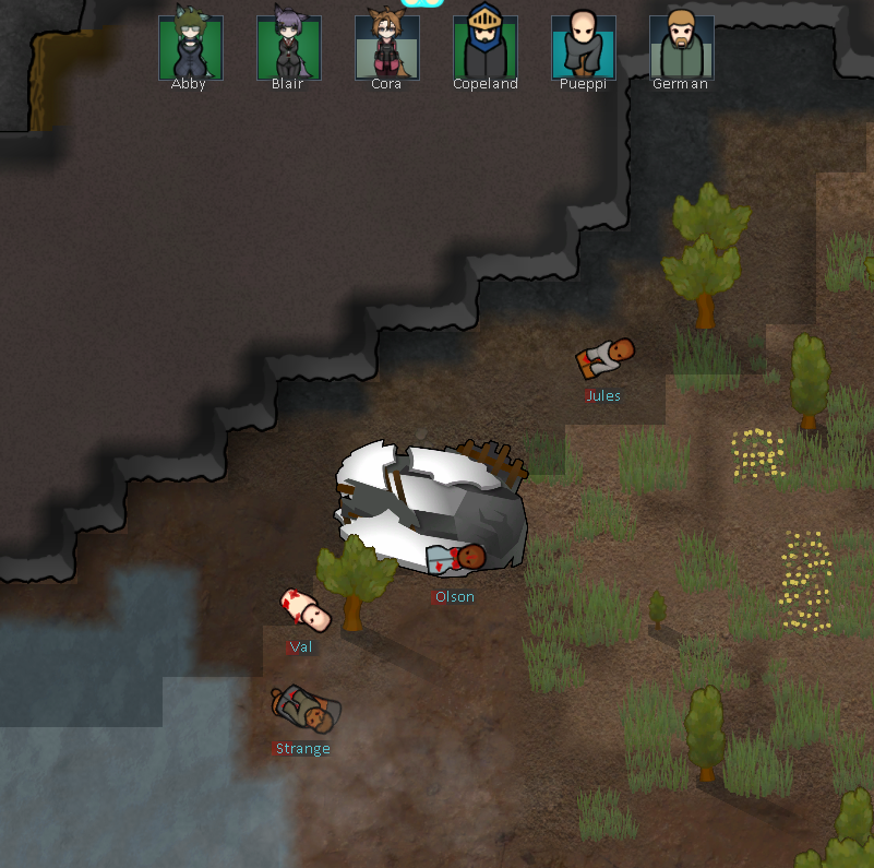 cctwuk's tweet photo. "Mayday, Mayday." 💥

A starship broke apart overhead. The crash site was a slaughterhouse—one dead on impact. 

But the Pack moved fast and pulled 4 seriously injured survivors from the wreckage.

The infirmary is overflowing, but got them all to safety. 🐺❤️ https://t.co/6iUtH6UDVu