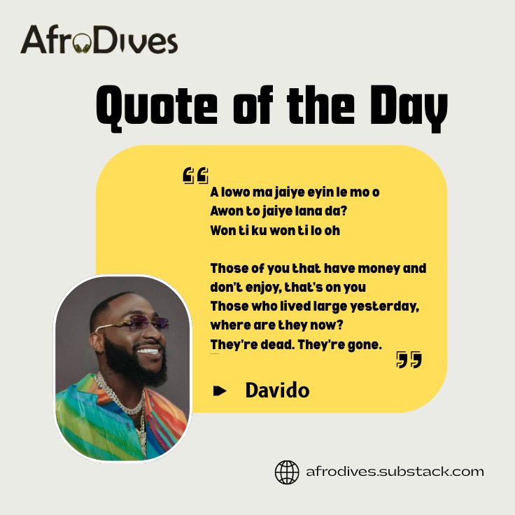Quote of the day from 001👑

<a href="/davido/">Davido</a>