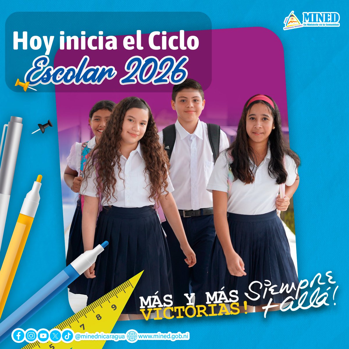 Ministerio de Educación Nicaragua tweet media
