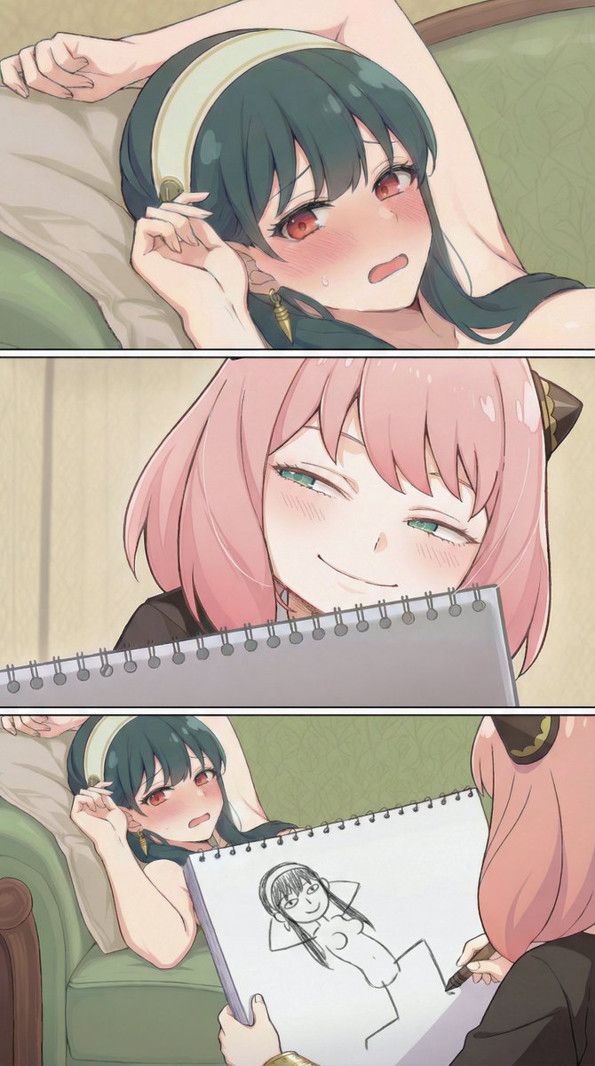 「もういいですか？アーニャさん」
「もう少し！」

SFW illustration
#SPY_FAMILY