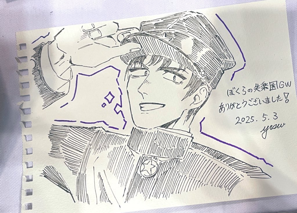 yrsw014's tweet photo. 以前のイベントで描いたスケブ　ゼラニコとタミヤとヤコ雷 https://t.co/lrLXR75z3d