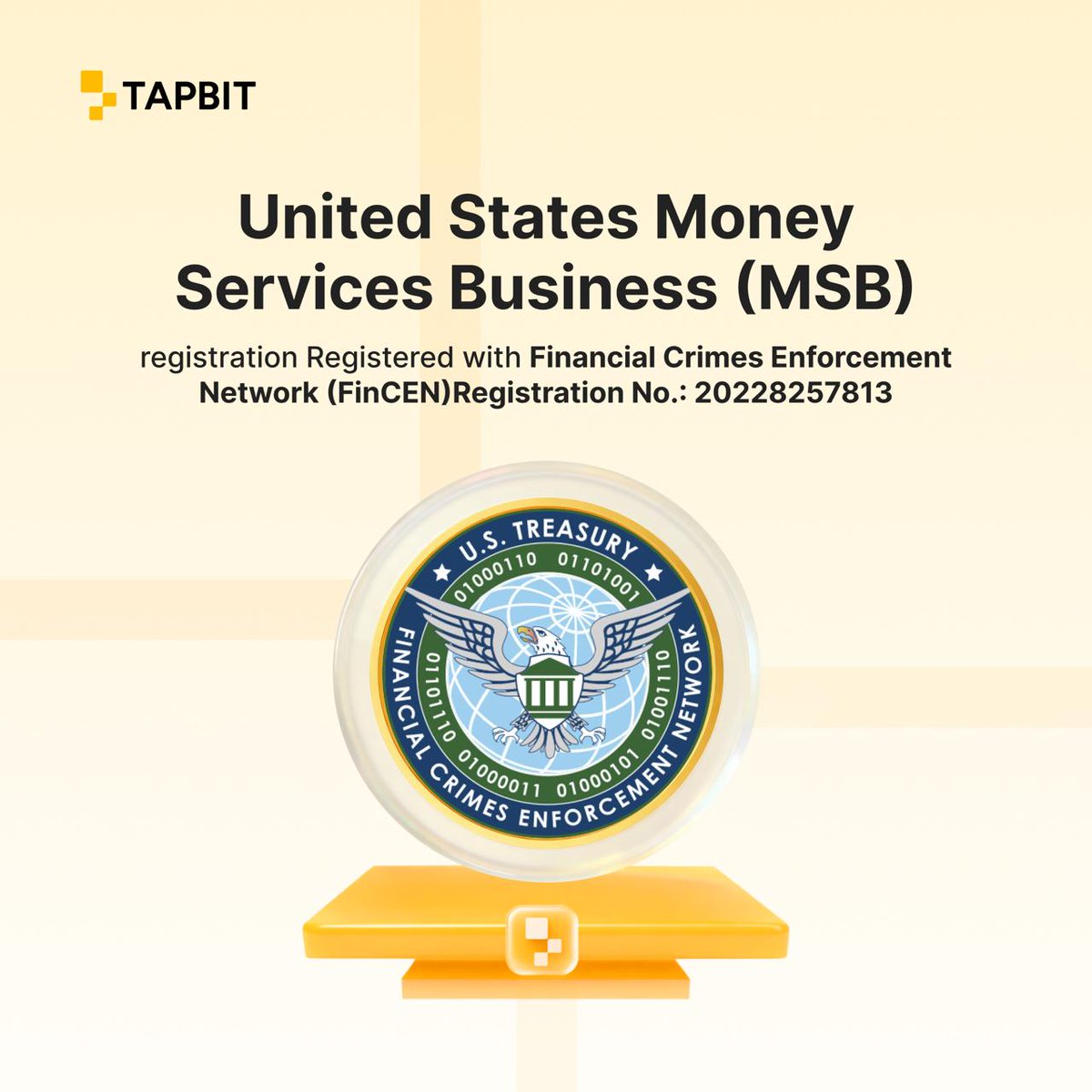 TapbitDACH's tweet photo. Regulierungsregistrierungen und Lizenzen von Tapbit
Tapbit ist in mehreren Jurisdiktionen registriert und erfüllt die entsprechenden Vorschriften, darunter in den USA, Kanada und St. Vincent und den Grenadinen.

Unsere Regulierungsregistrierungen umfassen:

• US-amerikanisches MSB (FinCEN)

• Kanadisches MSB (FINTRAC)

• US-amerikanische NFA (Allgemeine Finanzlizenz)

• SVGFSA-Doppellizenz (Devisen- und Kryptowährungshandel)

Wir setzen uns weiterhin für Sicherheit, Transparenz und die Einhaltung globaler Compliance-Standards ein.

🔒 Sicher. Transparent. Zuverlässig.

🌍 Wir schaffen Vertrauen im Ökosystem digitaler Vermögenswerte.

https://t.co/a8p8pwGZpK
