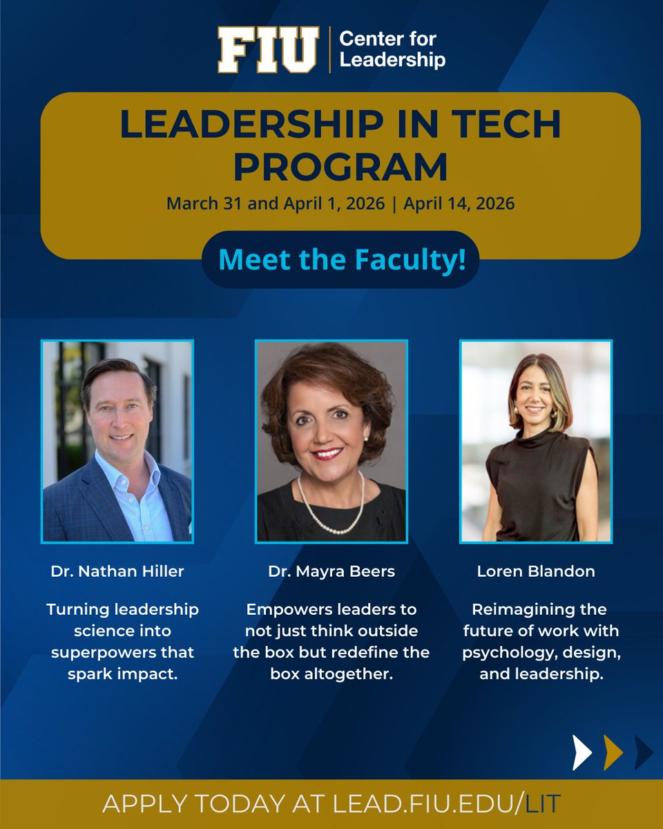 Center For Leadership at FIU tweet media