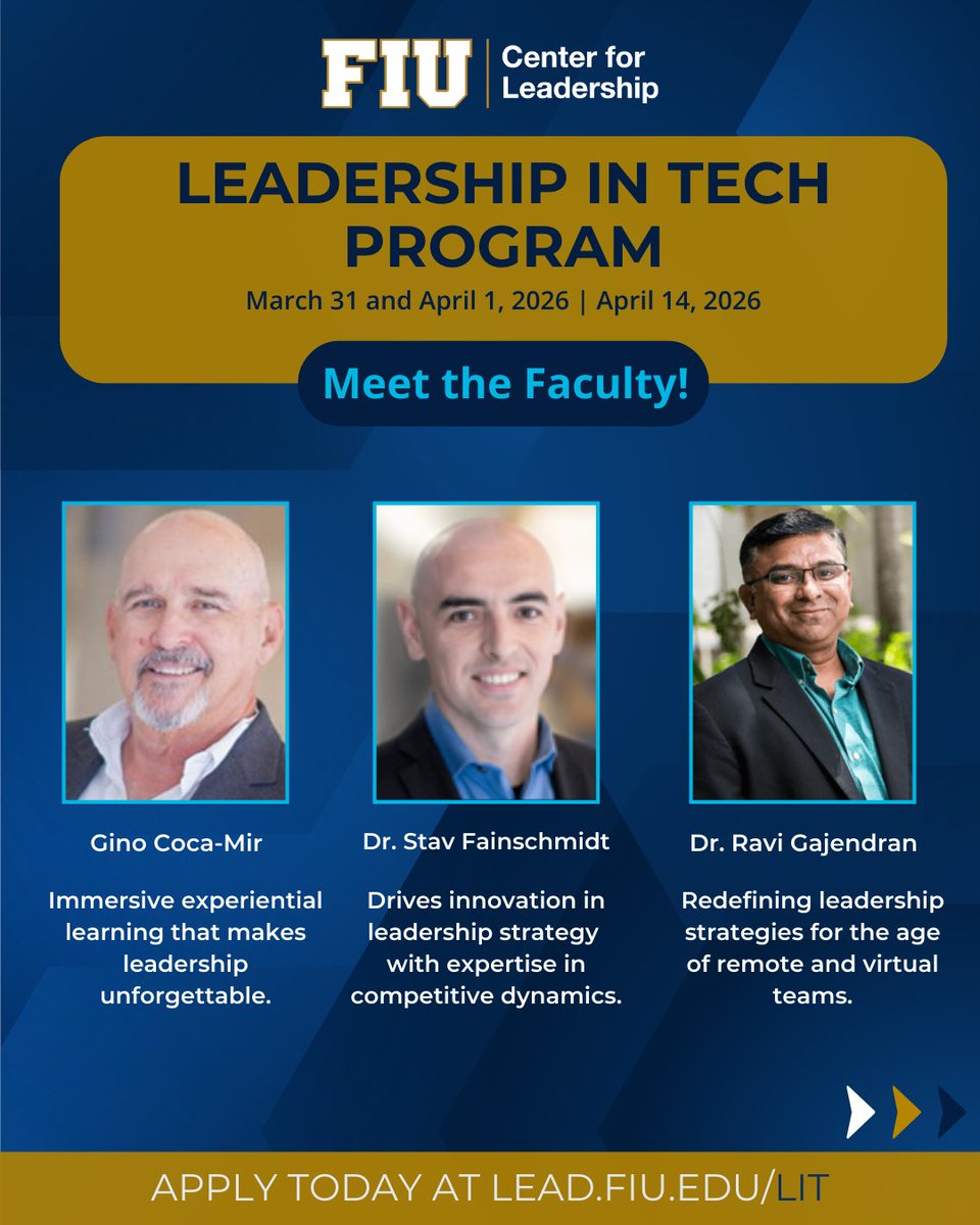 Center For Leadership at FIU tweet media