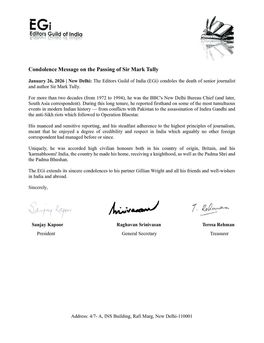 Editors Guild of India tweet media