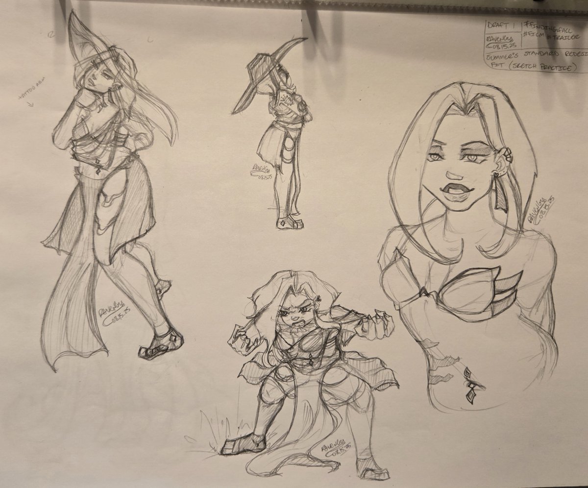 findinfall_film's tweet photo. Here we've got some pose work to test out Ms. Summer's (@reabear_) outfit's recreation practicality - testing out what works vs. what's still kinda meh. https://t.co/b00WlsMCXT