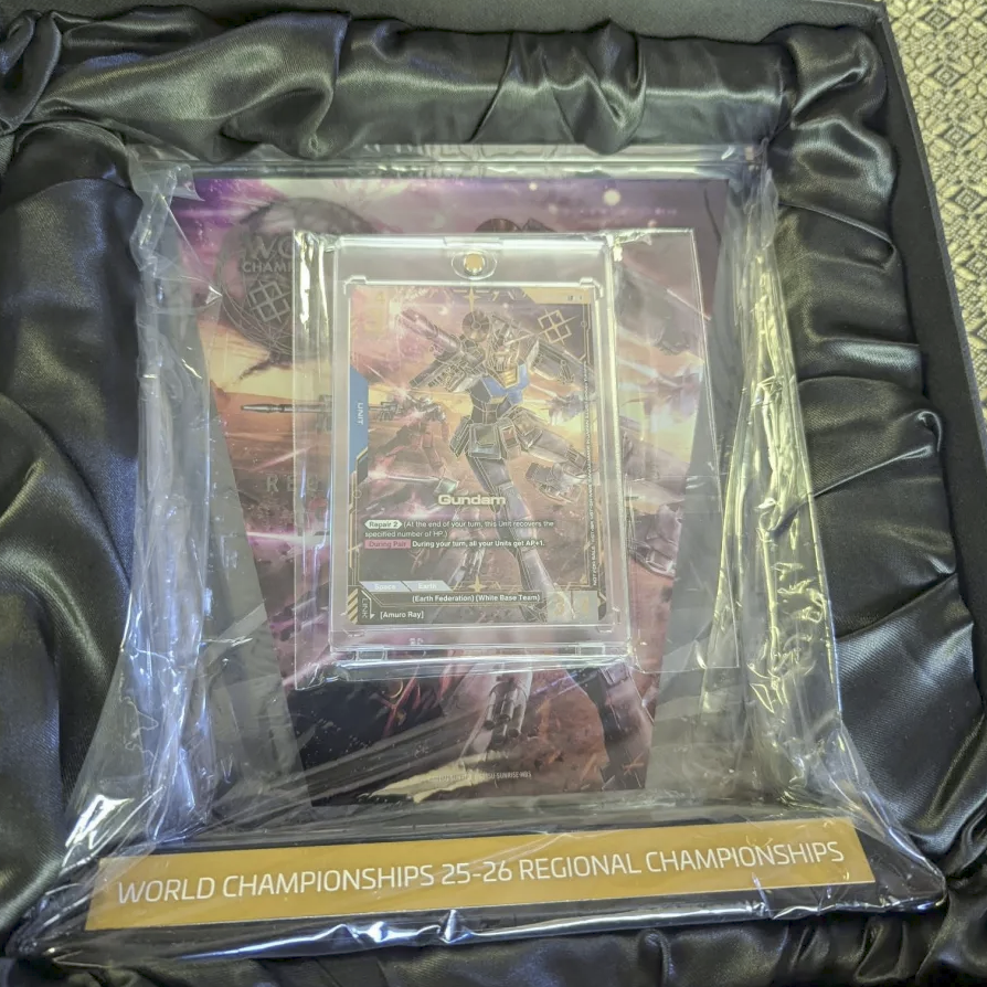 Won Oceania Gundam Nationals!
Played Blue White, heavy on control

R1: OYW ✅
R2: Mirror (Rebuild) ✅
R3: OYW ✅
R4: Mirror (I think) ✅
R5: Wing ✅
R6: OYW ✅
R7: OYW ✅
R8: Mirror (Epyon) ✅
Top 16: Blue Purple ✅✅
Top 8:  Wing ✅✅
Top 4: OYW ✅✅
Finals: GW Wing ✅❌✅

#GCG