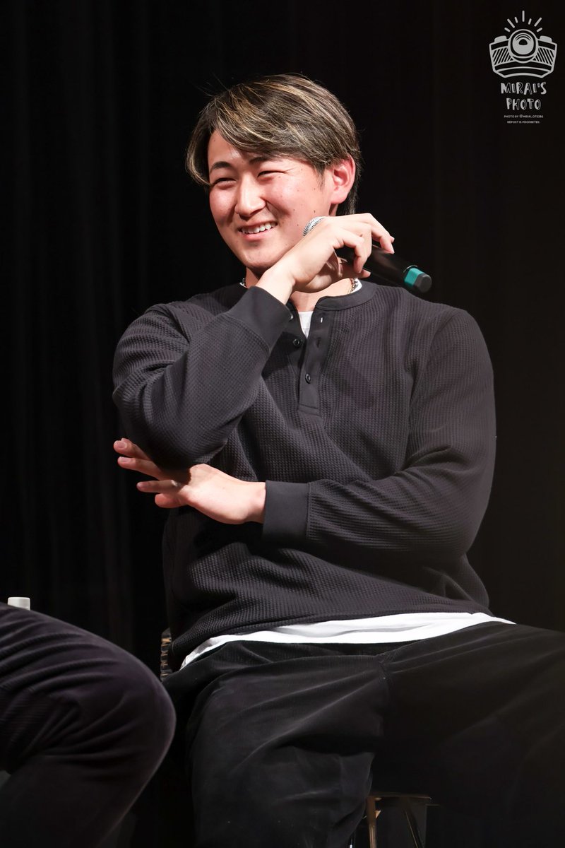 mirai_0722bs's tweet photo. 2026.1.25
オリックス・バファローズトークショー 第1部
in 松下IMPホール
#紅林弘太郎
#FanFunTalk
#Bs2026 https://t.co/963OOVLUGt