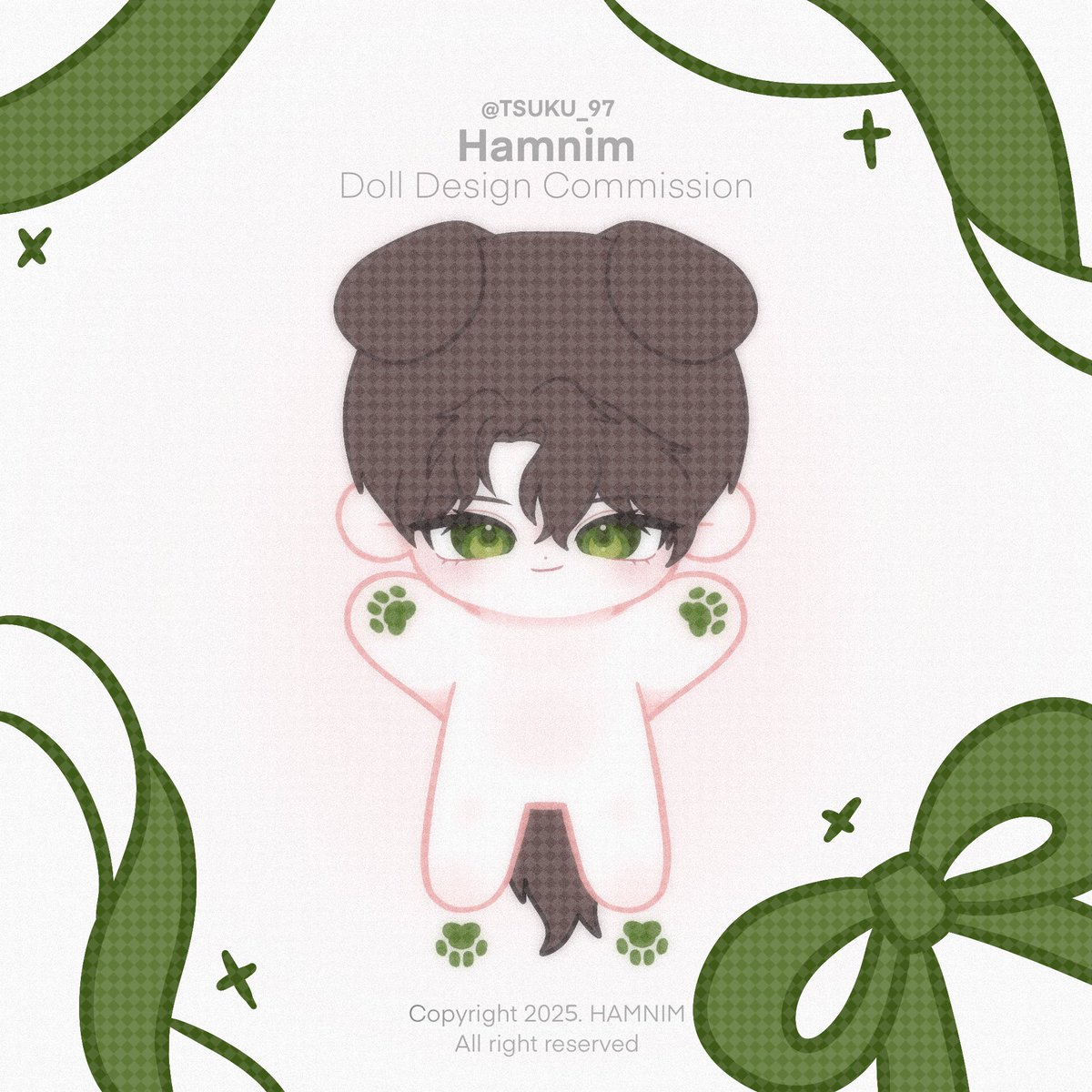 =͟͟͞͞➳❥ 𝑪𝒉𝒂𝒓𝒂𝒄𝒕𝒆𝒓 娃娃 —˚₊·
﹝ㄱ담ㅊ근 비웃는 ㅂ사ㅎ ﹞

⋰˚✩ 
✩ 속성 #인형도안 ✩

!⃝ 인형 도안 커미션 작업물이며, 복사 및 재배포를 금지합니다
#햄님도안