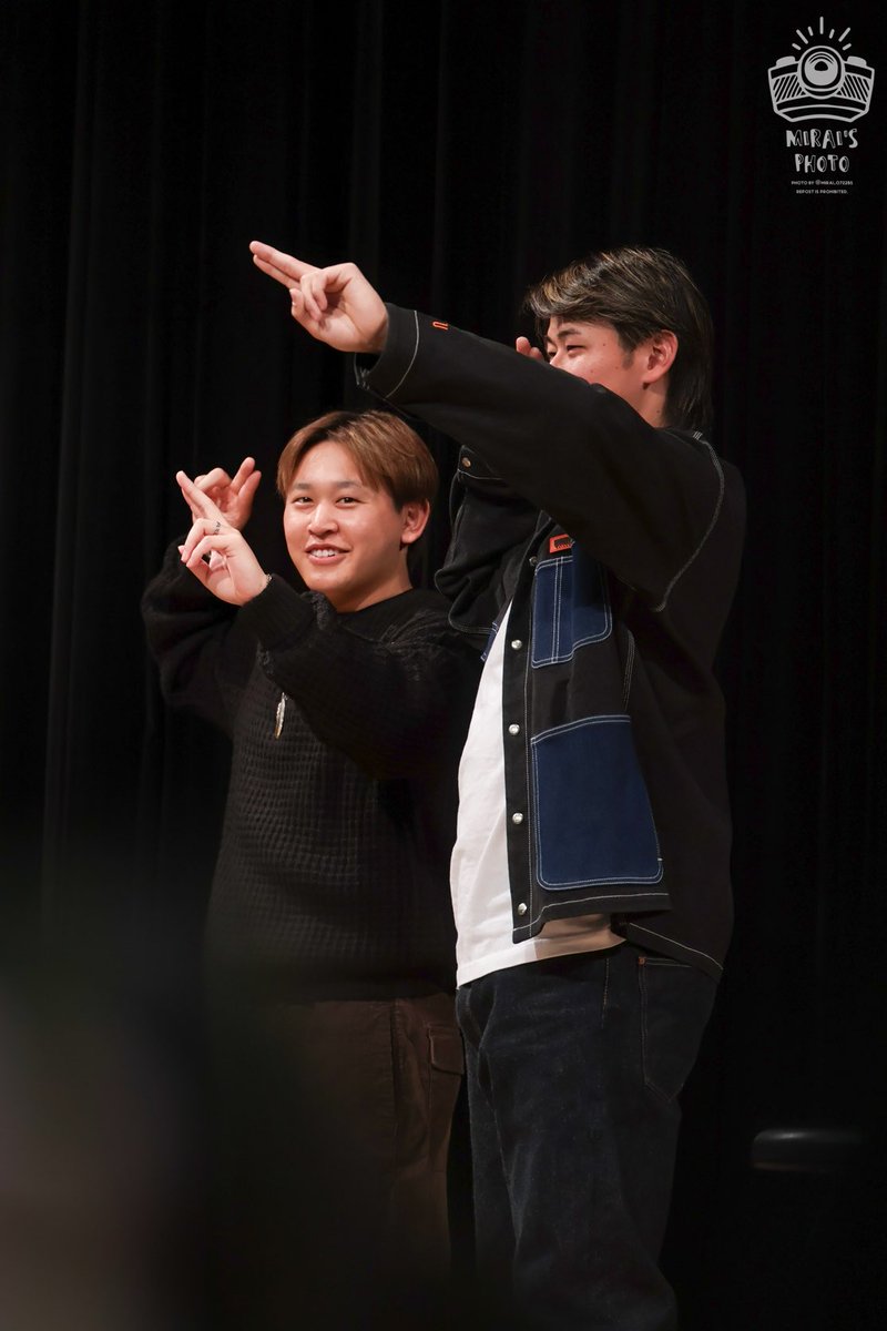 mirai_0722bs's tweet photo. 2026.1.25
オリックス・バファローズトークショー 第2部
in 松下IMPホール
滅らしきもの✌️✌️
#宮城大弥
#紅林弘太郎
#FanFunTalk
#Bs2026 https://t.co/vdoaFCpCt0