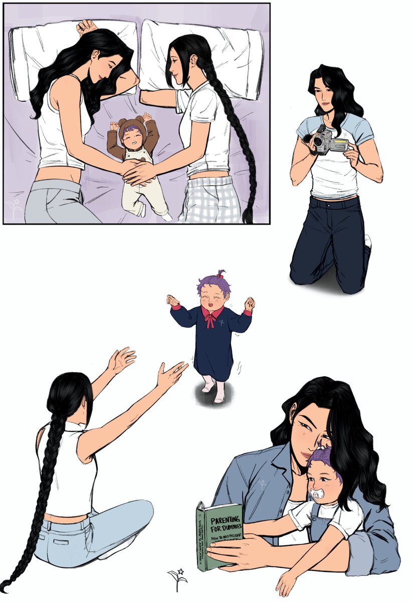 Celine and Miyeong raising Rumi #KPOPDEMONHUNTERS