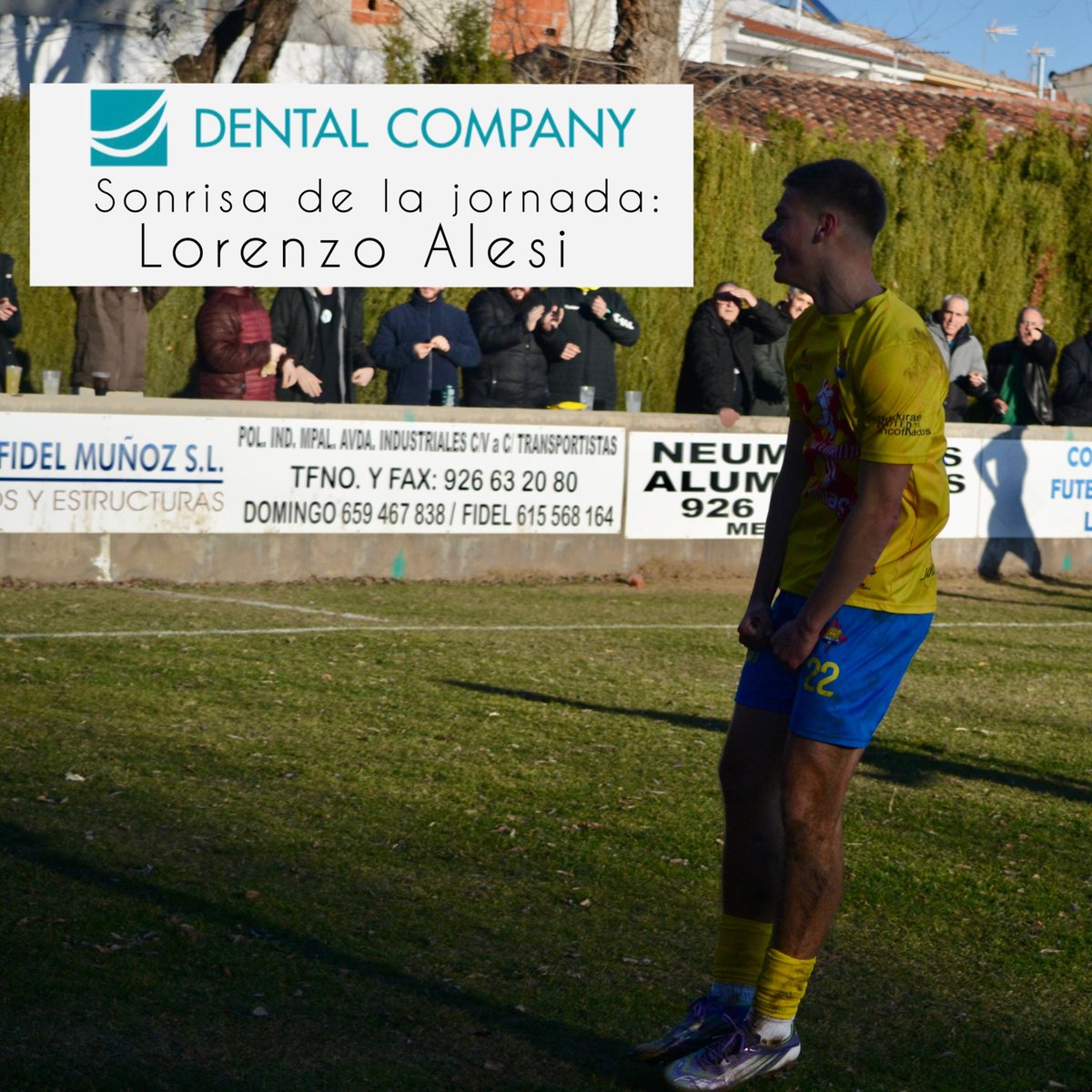 La sonrisa DENTAL COMPANY de la jornada es para nuestro jugador Lorenzo  Alesi, que consiguió marcar gol por segunda jornada consecutiva.