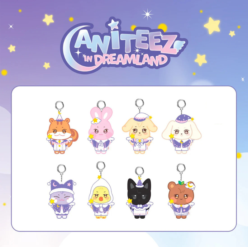 WTS LFB PH ATEEZ x ANITEEZ [ANITEEZ in DREAMLAND] MD MINI FACE KEYRING ...