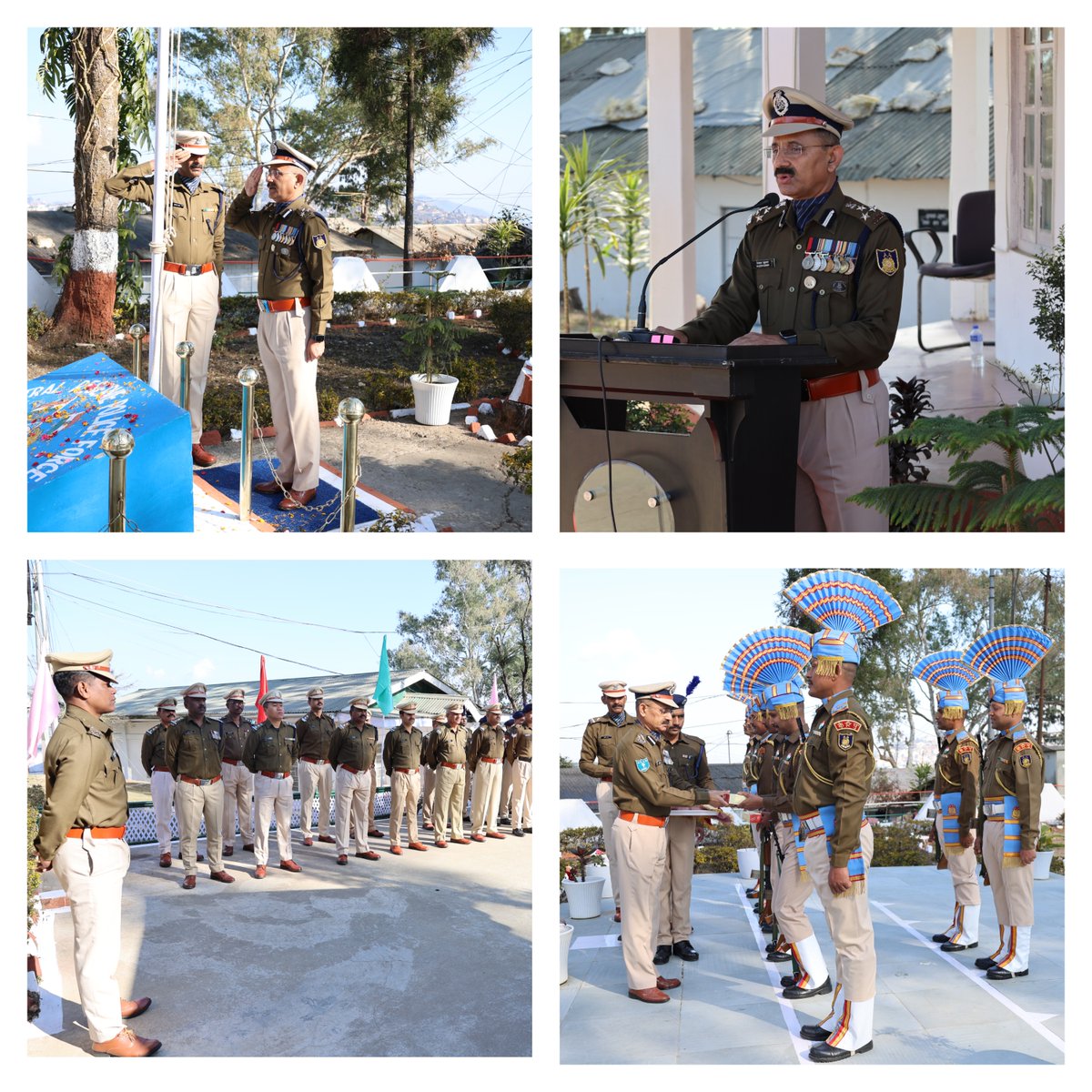 Republic DAY 2026 celebrated at DIG(Ops) CRPF, with great vellore and pride at Kohima, Nagaland.