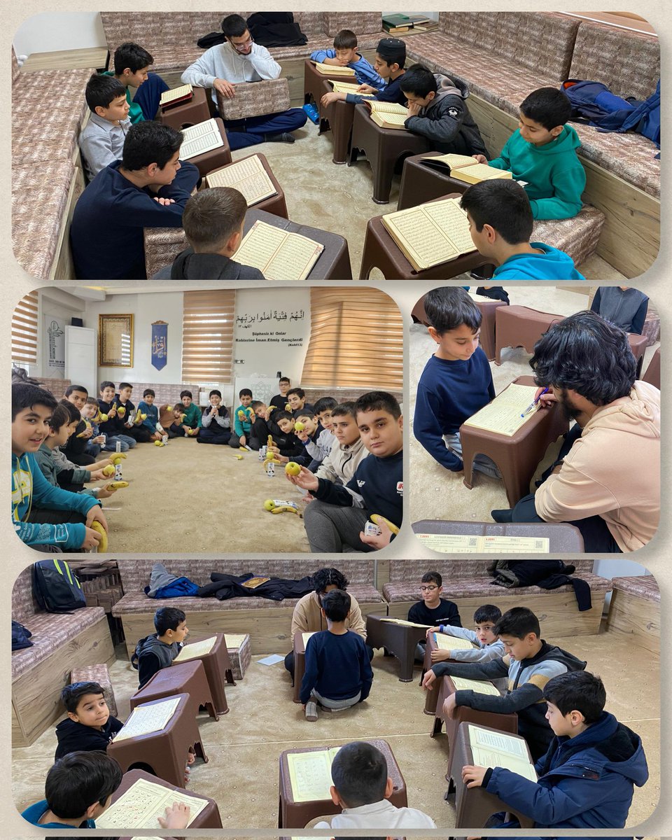 Fecrogrenci's tweet image. ✨ Fecr Kış Kursumuz ikinci haftasıyla devam ediyor.

Hafta içi her gün, saat 10.00 ile 13.00 arasında 
- Kur'an-ı Kerim
- Temel İslâmi Bilgiler
- Çeşitli Oyunlar

ile Din'de Tatil olmadığının bilinciyle Rabbimize kul olmaya ve yetiştirmeye devam ediyoruz.
#Kuran #Elifba #Çocuk