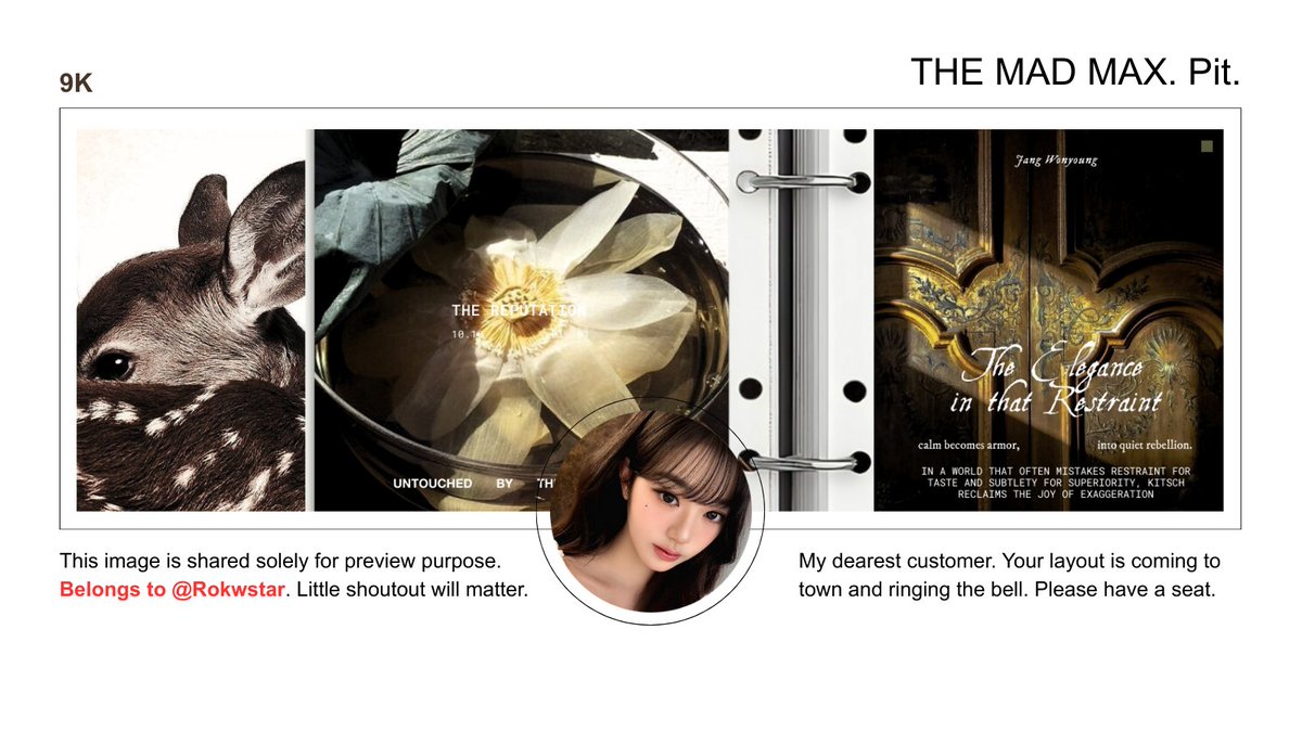 Rokwstar's tweet image. Help repost!

Selamat malam, saya membawa 2 layout RS Wonyoung terbaru. Silahkan chat ke telegram saya untuk menjemput si cantik.

H. #zonauang #zonajajan #zonabu