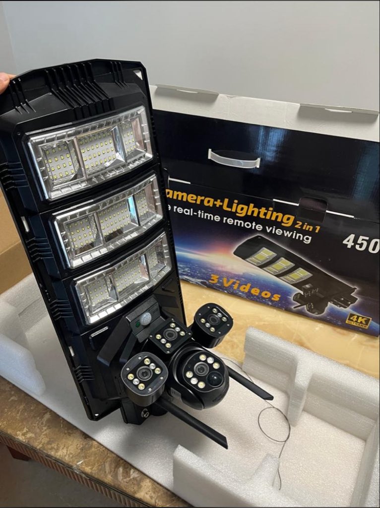 figure007's tweet photo. @SaharaReporters Solar light with 3lens cam is available for your property security https://t.co/vQaDOWpC5n