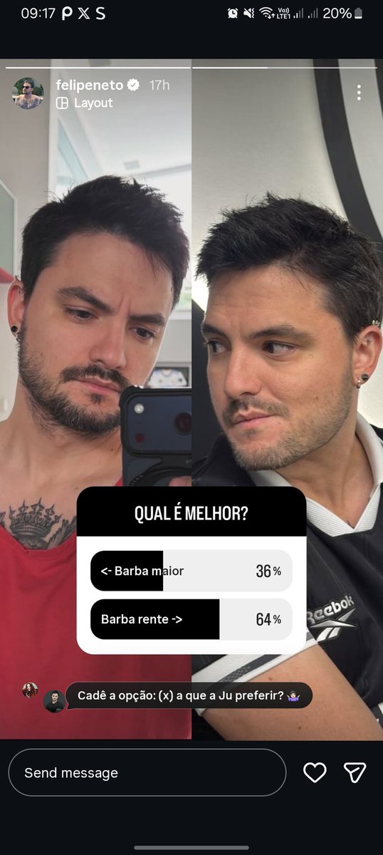 Eu vou caçar todos vcs que votaram em barba rente, olha como esse homem fica 10x mais saboroso com a barba grande